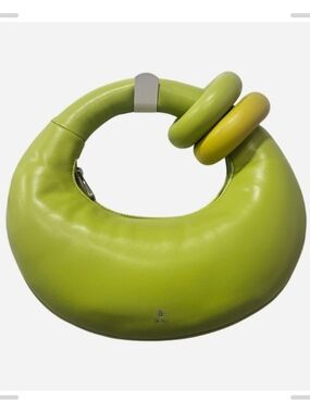 JW PEI - Lime Crescent Handle Bag with Ring Accents - NWT